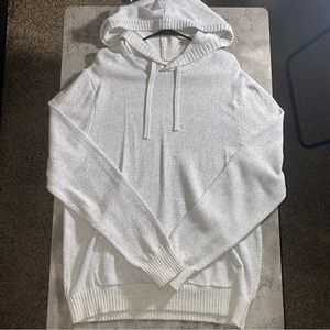 Mens Knit Cardigan style hoodie Large